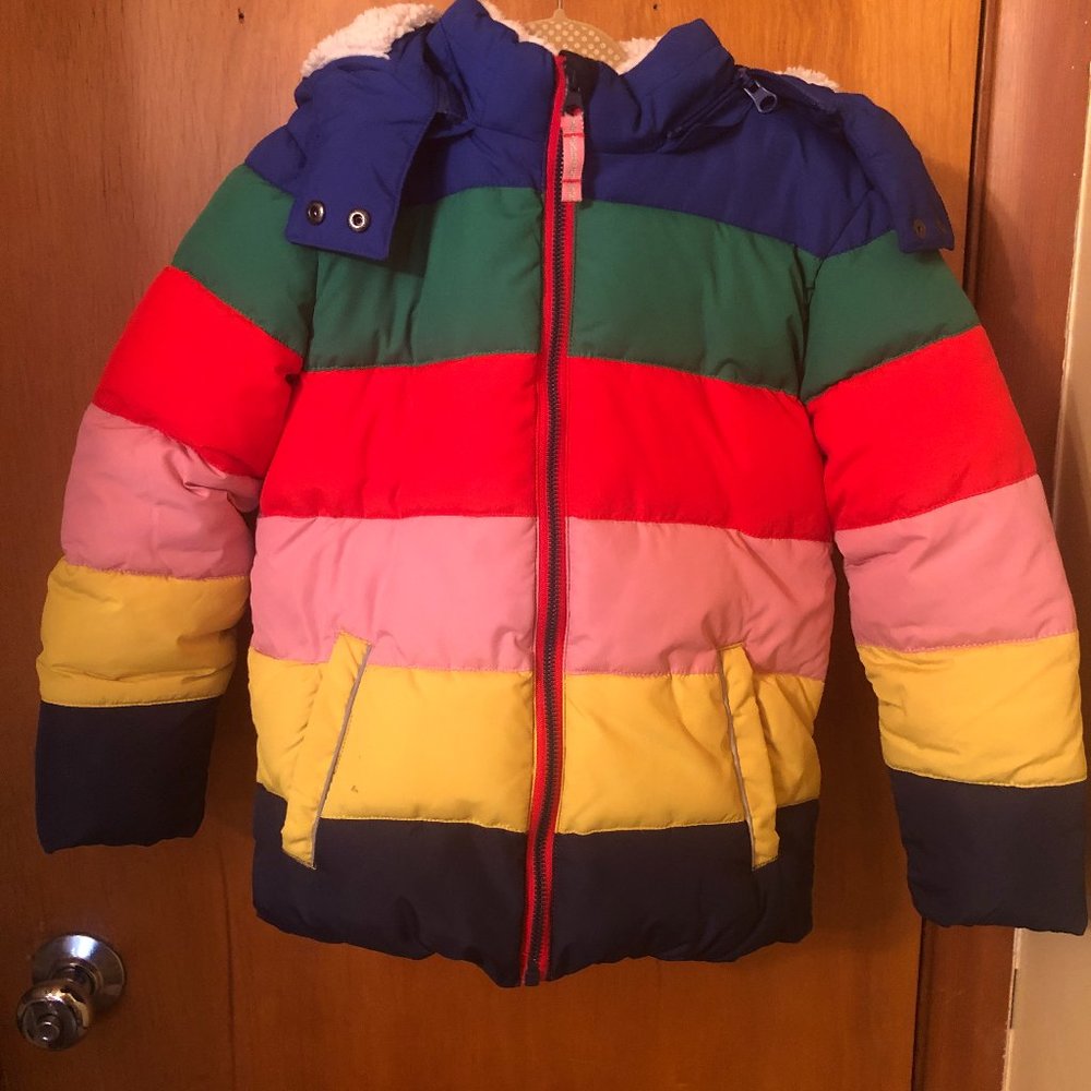 Kids Boden Winter Puffer Coat